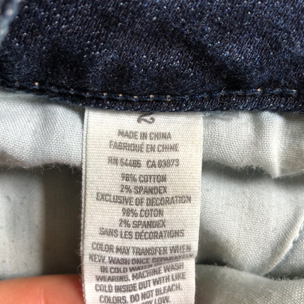 dark wash American eagle jean shorts - Picture 4 of 6